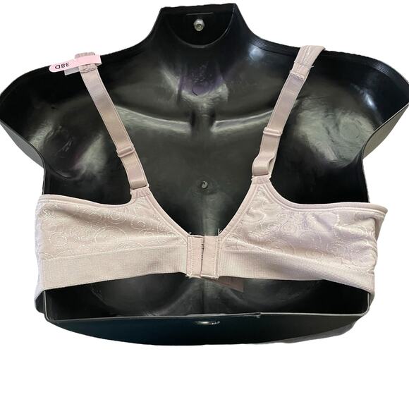 Bali Womens Comfort Revolution Wireless Bra Size 38D Gray Full Coverage DF3463 - Picture 2 of 15